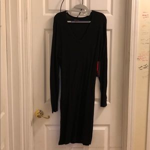 Black Sofia Vergara Sweater Dress